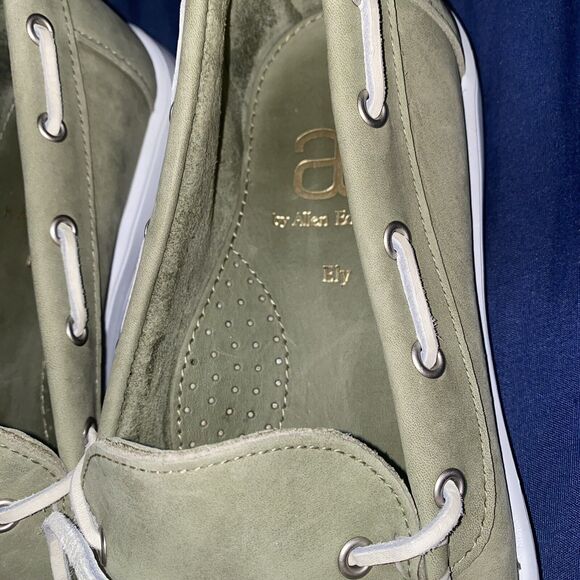 Allen Edmonds Mens Ely Slip On Boat Shoes Size 7 M Moss‎ Green Leather Casual main image 8